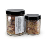 7chakras soaking salts is a self-care product by Soul Ritual infused with Reiki, crystals, gemstones, essential oils, therapeutic salts, and herbal blend to balance, clear and charge your seven Chakra energy centers.