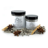 Witchy Woman soaking salts is a self-care product by Soul Ritual infused with Reiki, essential oils, therapeutic salts, and herbal blend to balance, clear and charge your aura and energetic body aiding you in releasing what no longer serves you and tapping into your natural intuition and ability to manifest.